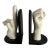 Vintage 1970s Pop Art Peace Sign & Power Fist Sculptural Bookends – Set of 2 For Sale
