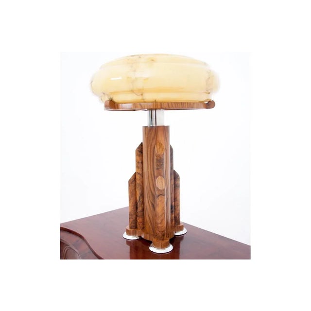 Art Deco Lamp, Poland, 1950s For Sale - Image 4 of 7
