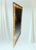 1990s ​vintage Grand Scale Studded Leather and Mother-of-Pearl Inset Wall Mirror For Sale - Image 5 of 12