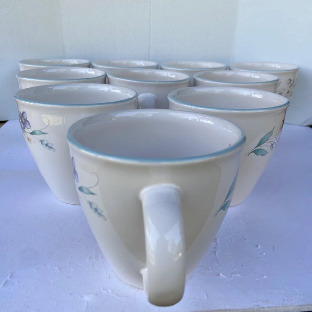 These mugs are attractive and large. They will hold the perfect size cuppa tea or coffee. The pattern is called April. It...