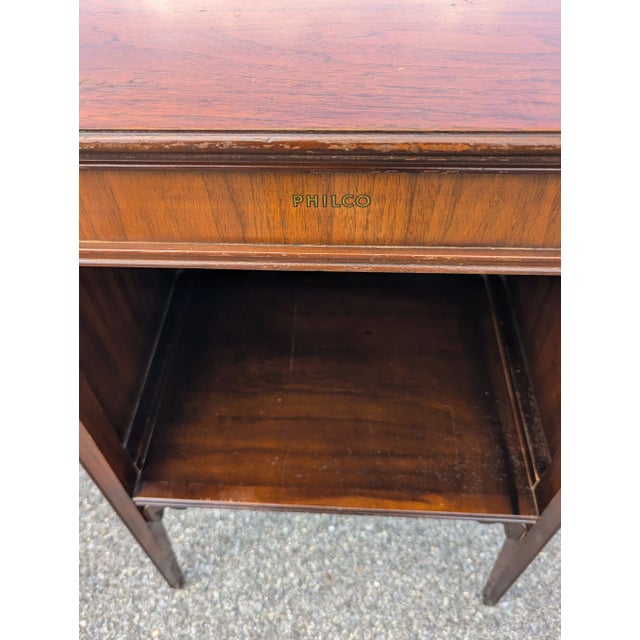 Mid-Century Modern Mid 20th Century Philco Record Storage Side Table For Sale - Image 3 of 12