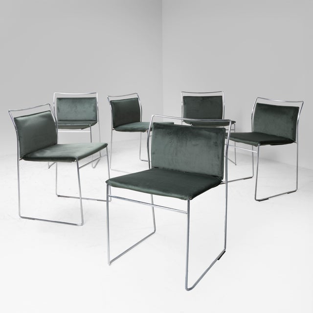Takahama Chairs by Tulu Kazuhide for Simon Gavina, 1970s, Set of 6 For Sale - Image 14 of 14