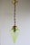 Metal Arts & Crafts Vaseline Glass Pendant Light by Henry G. Richardson & Sons, 1900s For Sale - Image 7 of 7