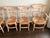French Provincial Style Dining Chairs With Woven Seats — Set of Six For Sale - Image 4 of 8