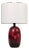 Italian Painted Ceramic Table Lamp, 1960s For Sale