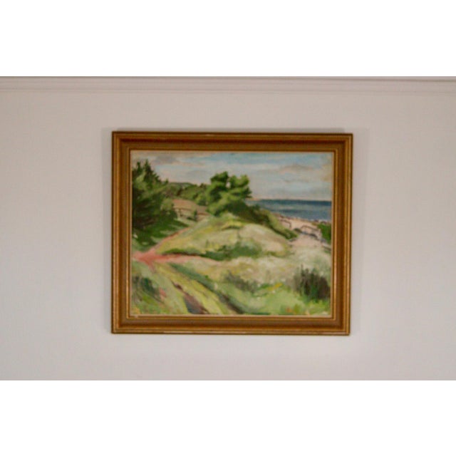 Carl Svanberg, Sea View, 1960s, Oil on Canvas, Framed For Sale - Image 8 of 17
