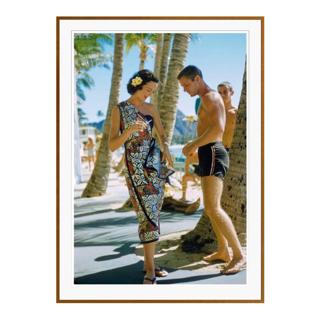 Toni Frissell 'Hawaiian Scenes' Archival Pigment Print Framed in Brown For Sale