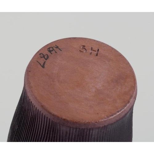 Large Vintage Swedish Ceramic Vases by Sven Hofverberg, 1970s, Set of 2 For Sale - Image 9 of 10