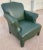 Late 20th Century Neotraditional Fully Upholstered Leather Lounge Chair Manner of John Hutton for Donghia For Sale - Image 5 of 13