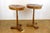 Fantastic looking, elegant pair of rare 19th century nutwood/ cherrywood side tables artfully created in the renowed...