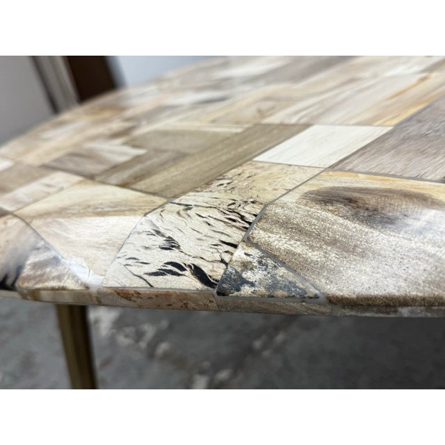 Brass Made Goods Denham Coffee Table For Sale - Image 8 of 12