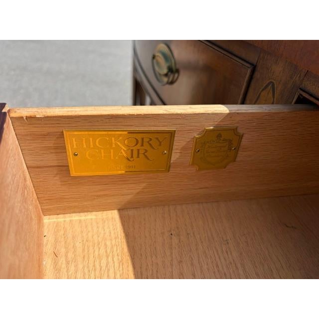 Traditional 1950s Mahogany Federal Style Hickory Chair Sideboard For Sale - Image 3 of 5