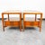 Mid-Century Modern Mid Century Modern Nightstand Set Walnut Drawer End Heritage 1961 Two Side Table For Sale - Image 3 of 12