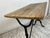 Vintage French Oak and Cast Iron Console Table For Sale In Sacramento - Image 6 of 10
