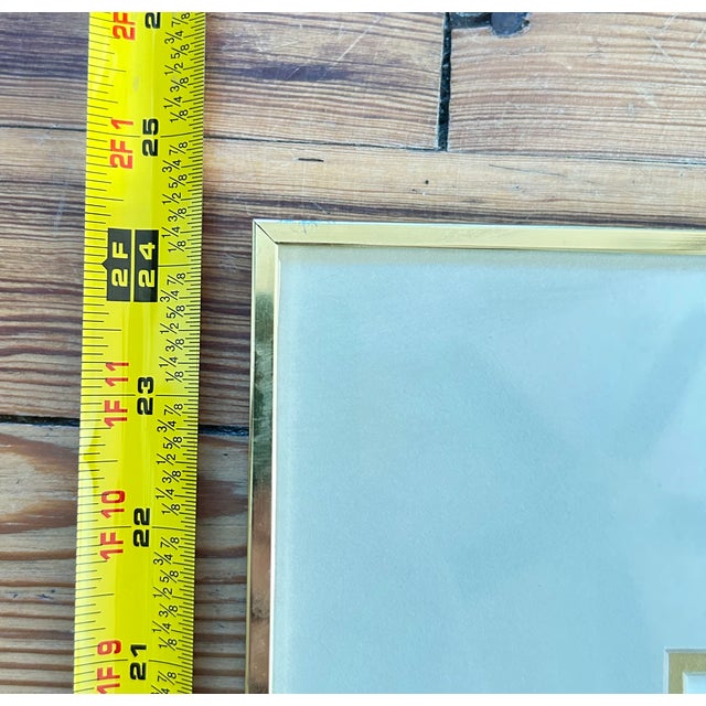 Brown e.t. Gipson 1978 One-of-One Minimalist Serigraph Monoprint, Framed For Sale - Image 8 of 9