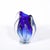 Modernist Hand-Blown Art Glass Vase in Cobalt & Ultramarine Signed Will Dexter For Sale - Image 9 of 15