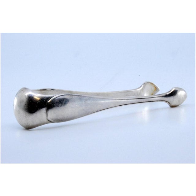 Silver Sugar Tongs with Trims For Sale - Image 3 of 10