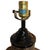 Large Vintage Handwoven Rattan and Cane Urn Form Table Lamp For Sale In Oklahoma City - Image 6 of 11