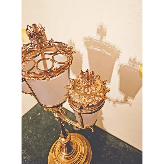 Brass and Golden Bronze Cigar Display, 1890s For Sale - Image 9 of 11