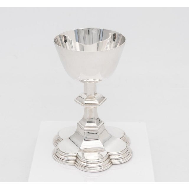 Edward VII Sterling Silver Chalice by John Faucherre, London, 1916 For Sale - Image 10 of 10