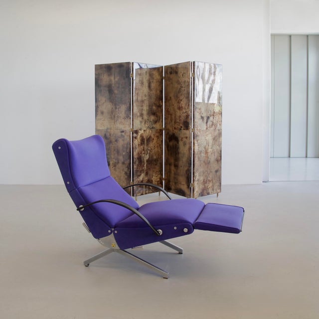 Brown Vintage Signed Room Divider by Aldo Tura, Italy, 1960s For Sale - Image 8 of 9