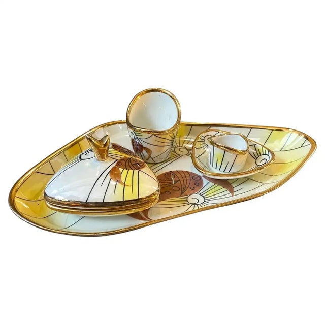 1950s, Mid-Century Modern Ceramic Italian Smoking Set by Alfa Ceramiche For Sale - Image 11 of 11