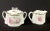 Z. S. & Co.porcelain creamer and sugar Hand painted The mark on the bottom dates the set circa- 1880-1918-(see photo for...