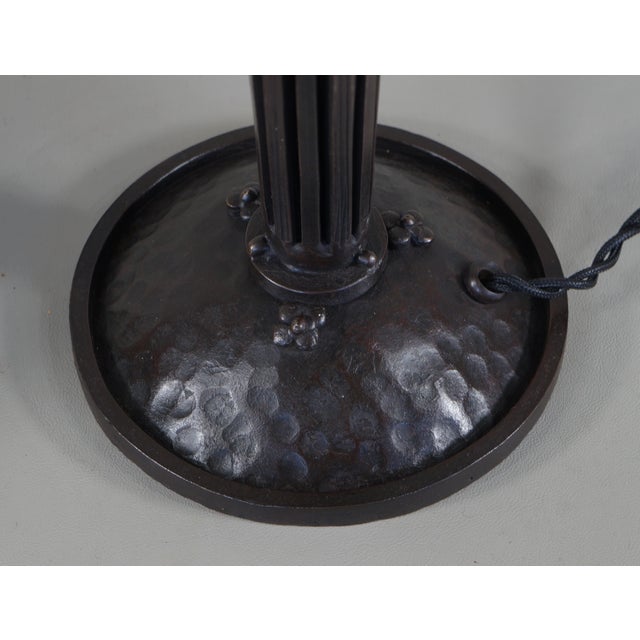 French Art Deco Table Lamp by Daum Freres 1920s France For Sale - Image 11 of 13