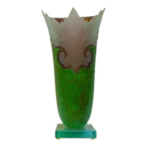 1990s Guenther Luna Studio Art Glass Vase
