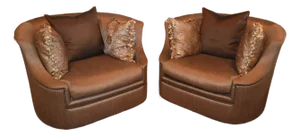 Swivel Marge Carson Lana Chair and a Half