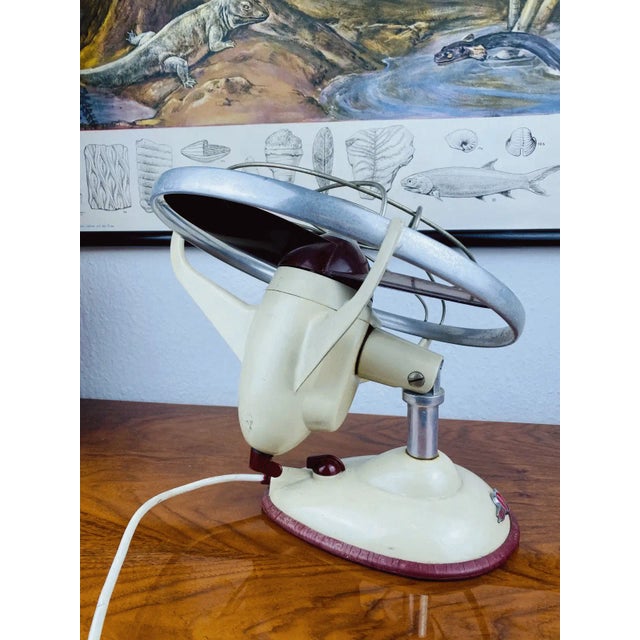 Vintage Ventilator in Metal, 1950s For Sale - Image 6 of 7
