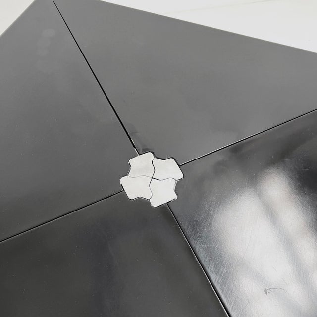 Metal Black Plana Folding Table by Giancarlo Piretti for Castelli, 1970s For Sale - Image 7 of 10