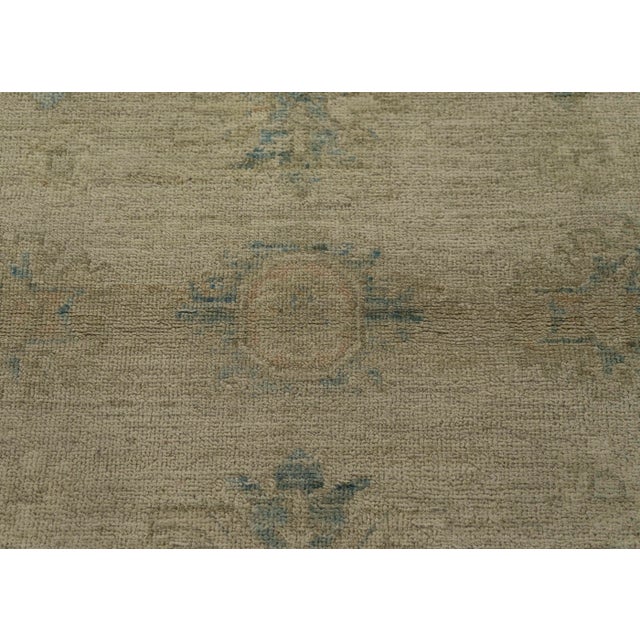 Oushak Rug 3'3" x 4'10" #21357 For Sale - Image 4 of 8
