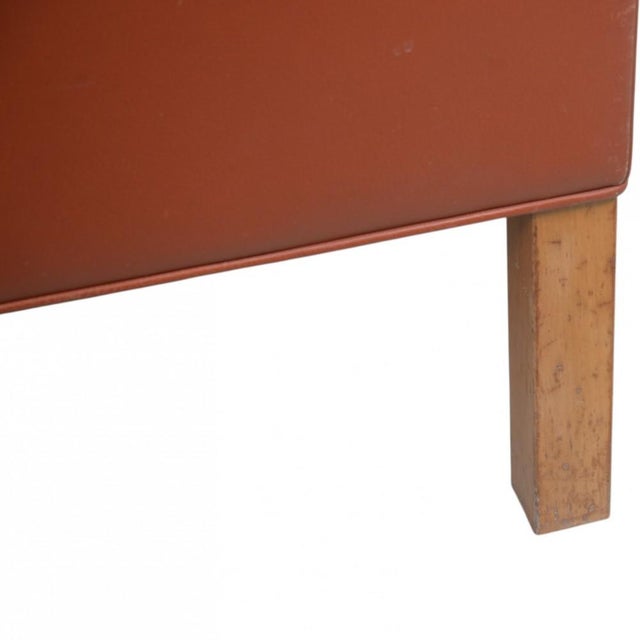2333 Three-Seater Sofa in Cognac Leather by Børge Mogensen, 1990s For Sale - Image 12 of 18