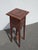 Vintage Oriental Asian Solid Highly Carved Wood Brown Plant Stand Side Table For Sale - Image 4 of 10