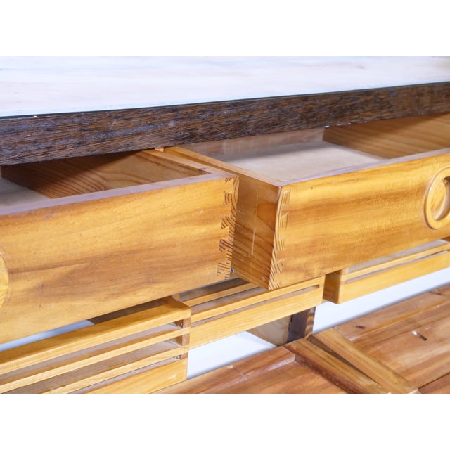 Mid-Century Sideboard in Wenge and Cherry, 1970s For Sale - Image 17 of 18