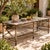 Industrial Vintage Iron Table With Stone Top For Sale - Image 3 of 7