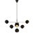 Christiane Lemieux by Visual Comfort Studio Chaumont 8-Light Extra Large Chandelier in Aged Iron For Sale