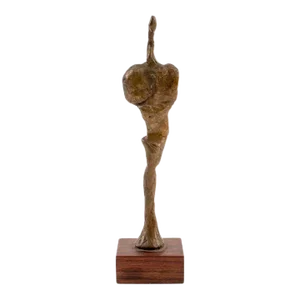 Mid 20th Century Louis Mendez Standing Figure Bronze Sculpture