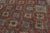 Rug & Kilim Vintage Zeki Müren Rug in Burgundy With Geometric Patterns, From Rug & Kilim For Sale - Image 4 of 7