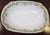 Antique Elite Works Limoges 10" Oval Serving Bowl - Gilded Scrolls & Celadon Dot Border Elevate your tablescape with this...