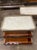 Mid 20th Century Pair of French Jansen Manner Mahogany and Brass Side Tables For Sale - Image 5 of 6