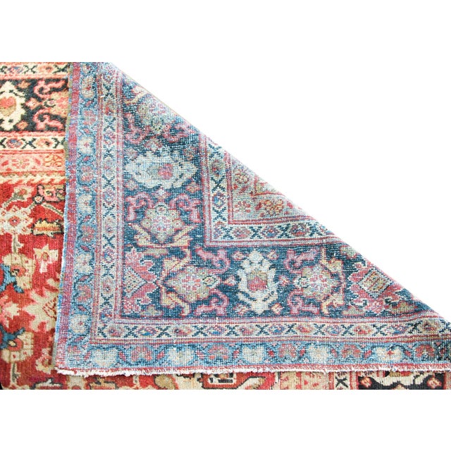 Early 20th Century Persian Meshkabad Rug For Sale - Image 10 of 11
