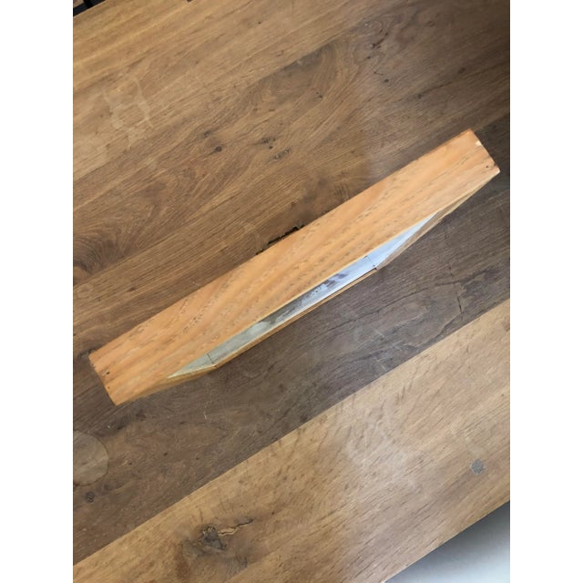 Wood Vintage "Paint Dish" Art, Framed For Sale - Image 7 of 12