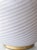 Metal Vintage Murano Glass Opaline Spiral Table Lamps, Italy, 1960s, Set of 2 For Sale - Image 7 of 18