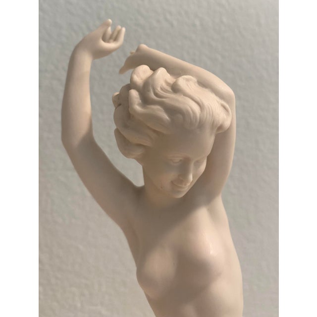 1960s Hutschenreuther Germany Lovely Porcelain Figurine Signed C Werner For Sale - Image 5 of 7