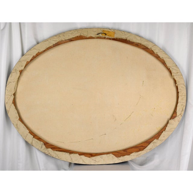 1960s "Are You Sleepy Tonight?" Interior with Nude Oil Painting by Narcissus Robert Quagliata For Sale In Monterey, CA - Image 6 of 7