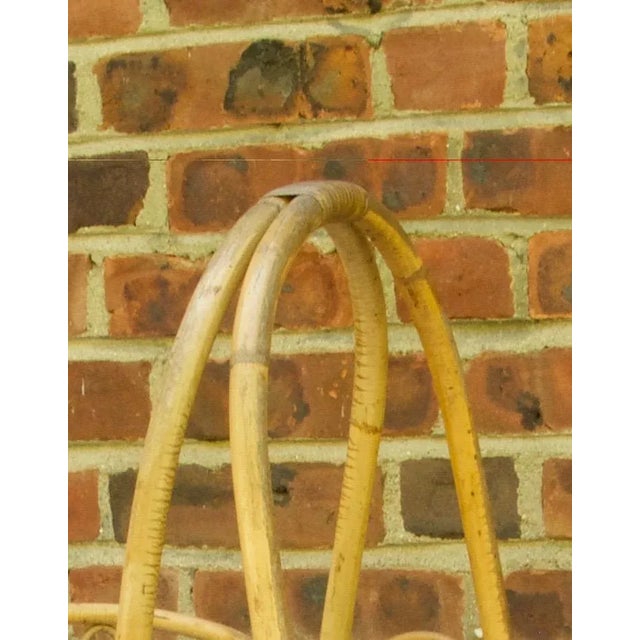 1970s Rattan Beverage/Bar Cart For Sale - Image 4 of 7