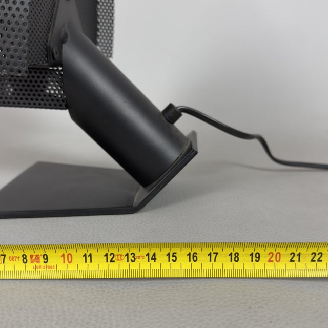 Crescent Moon Table Lamp in Opal Glass and Metal, 1980s For Sale - Image 12 of 14