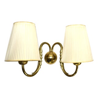 Viennese Modern Art Deco Wall Lamp by Josef Frank, 1930s For Sale